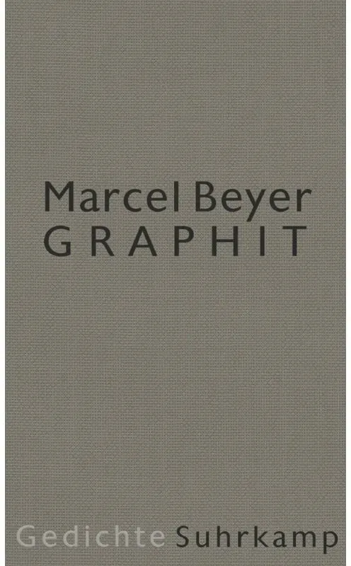 Graphit - Marcel Beyer, Gebunden
