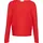 s.Oliver Strickpullover mit U-Boot-Ausschnitt und Rollsaum Rot 40