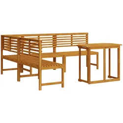 vidaXL 4-tlg. Garten-Essgruppe Akazienholz