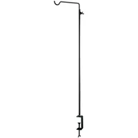 möbel jack Deko-Tischhaken LASSANDA, Schwarz - Metall - H 90 cm