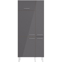 OPTIFIT Küche »Lilly«, Breite 90 cm, wahlweise mit E-Gerät, schwarz