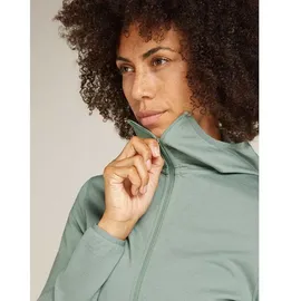 Icebreaker Merino 560 Realfleece Elemental Ii Reißverschlusspullover - Moss - L