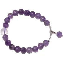 FIRETTI Charm-Armband lila Silber 925 Größe 20