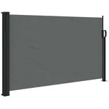 furnicato Seitenmarkise 117 x 300 cm Anthrazit Aluminium 1 St.