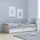 Forte Stauraumbett 94 x 50 cm Beige