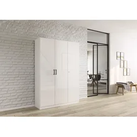 Rauch MINOSA Mehrzweckschrank 136 x 41 x 197 cm Alpinweiß/Hochglanz Weiß
