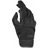 Gms Jet-City wasserdichte Motorrad Handschuhe schwarz, Handschuhe - Black - XS