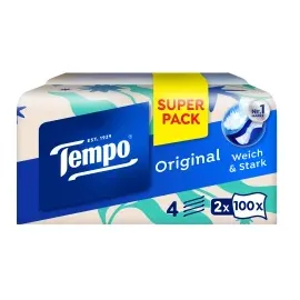 Tempo Kosmetiktücher 4-lagig 200 Stück