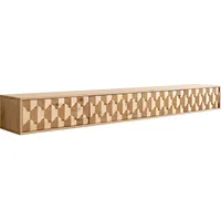 DeLife Lowboard Fevo 220 cm Eiche Natur 4 Türen