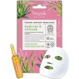 Niyok Tuchmaske Hydrate & Refresh 10 ml