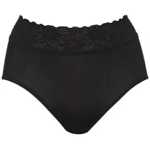 CALIDA Iconics Midi Slip Damen, aus 100% Baumwolle, mit Spitze