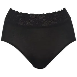 CALIDA Iconics Midi Slip Damen, aus 100% Baumwolle, mit Spitze