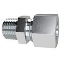 Riegler GE1212SSTNPT Gerade Einschraubverschraubung, Stahl verzinkt, NPT 1/2", 630