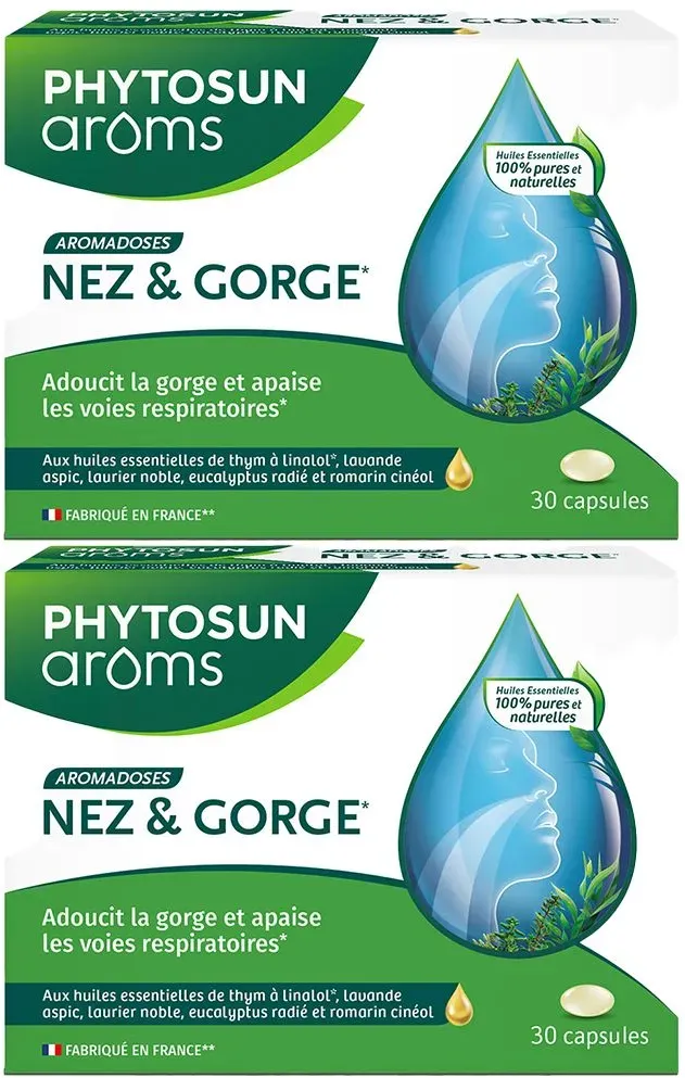 Phytosun Arôms Kapseln Nase und Hals 30 Kapseln