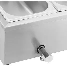 Royal Catering Bain Marie 6 GN 1/3 Behälter -