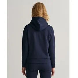 GANT Reg Tonal Shield Kapuzenpullover Evening Blue XS