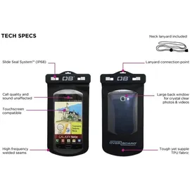 Overboard iPhone Tasche wasserdicht schwarz