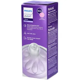 Philips AVENT, Natural Response Babyfläschchen 330 ml mit Durchflussrate 4, Sauger ab 3 Monaten (SCY906/11)