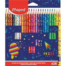 Maped Buntstifte Pixel Party 24 St. mehrfarbig