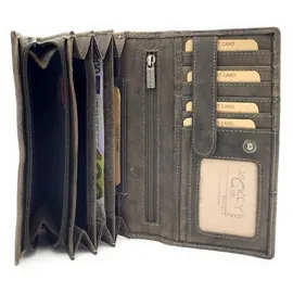 lemasi Jockey Club Geldbörse Damen grau