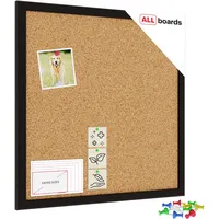 ALLboards Pinnwand 40 x 40 cm Schwarz