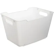 KEEEPER Aufbewahrungsbox, Strukturierte Oberfläche, 12 l, Lotta, Natur (Transparent)