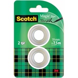 Scotch Magic Tape - 2 Rollen, 19 mm x 7,5 m