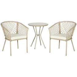 Outsunny Gartenmöbel Set Polyester, Rattan