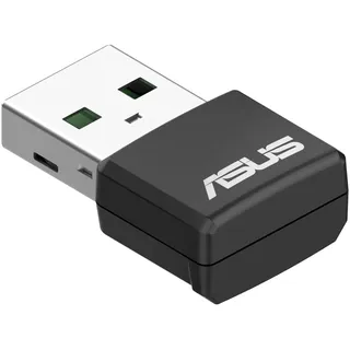 Asus USB-AX55 Nano AX1800 Dual Band WiFi 6 USB Adapter (bis zu 1800 Mbit/s, OFDMA, MU-MIMO, BSS Coloring, 4K UHD-Streaming)