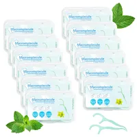 CareHabi Zahnseide Sticks Minze 600 Stk Dental Floss Mint
