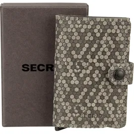 Secrid Miniwallet Hexagon Unisex Geldbörse grau
