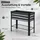 Trutzholm Hochbeet Metall 80 x 51 x 80 cm Schwarz