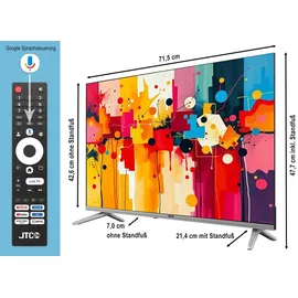 jtc-24 JTCSQ32H39330G 32" QLED Smart TV