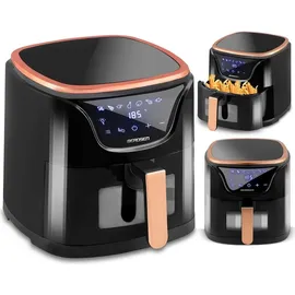Berdsen Heißluftfritteuse BD-652 schwarz/gold