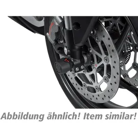 SW-Motech Sturzpad-Kit für Vorderachse Gabel Schwarz