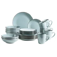 Mäser Kombiservice Metallic Rim 24-tlg. blau