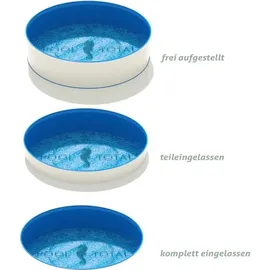 POOL Total Rundpool Set Komfort Ø 300 x 120 cm inkl. Sandfilteranlage