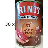 Rinti Singlefleisch Lamm pur Nassfutter