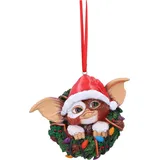 Nemesis Now Gremlins Christbaumanhänger Gizmo in Wreath Hanging Ornament 10cm