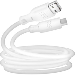 Bigben ECO Cable USB A-Micro 2m White (2 m, USB 2.0), USB Kabel