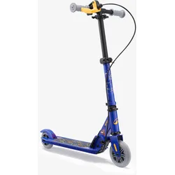 Scooter Tretroller Kinder mit Bremse - Play 5 blau/orange EINHEITSGRÖSSE