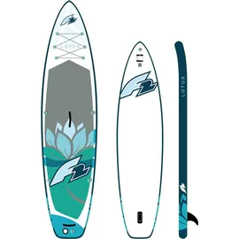 F2 SUP Board Stand Up Paddle Board Lotus 311 x 10,2 cm Blau