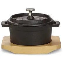 Echtwerk Mini-Kochtopf Bräter Ø 10 cm rund