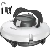 Redkey, Poolroboter, S100 Zwembadrobot draadloos-130 Minuten Vloerreiniging-Zwembad robot-Moeiteloze