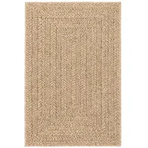 vidaXL Teppich Zizur Beige 140x200 Cm Juteoptik Indoor Und Outdoor