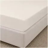 Traumschlaf Spannbettlaken Mako-Satin 120 x 200 cm weiß