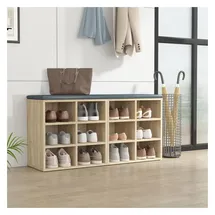 vidaXL Schuhregal 52,5 x 30 x 50 cm braun / Eiche