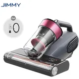 Jimmy Matratzenreinigungsgerät BX8 Milbensauger 600W, Milbenstaubsauger mit UV-Licht, 65°C Heißluft, 600,00 W, Staubsensor, Negativ-Ionen-Funktion zur Luftreinigung LED-Bildschirm rot