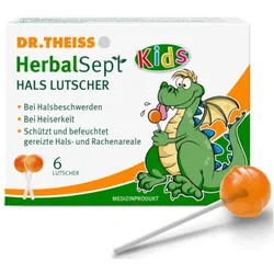 DR. THEISS HerbalSept HALS LUTSCHER Kids 6 St Bonbons