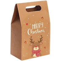 ROYIYI Papiertüten Braun klein (26.5 * 15.5 cm groß) - Geschenktüten für Adventskalender - Ostertüten zum befüllen - Kraftpapiertüten, Bodenbeutel, Tüten, Tütchen Beutel aus Papier (B, L)